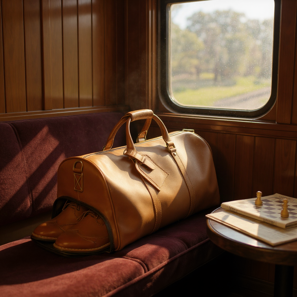 Sac Weekender VALMONT – Cuir Pleine Fleur