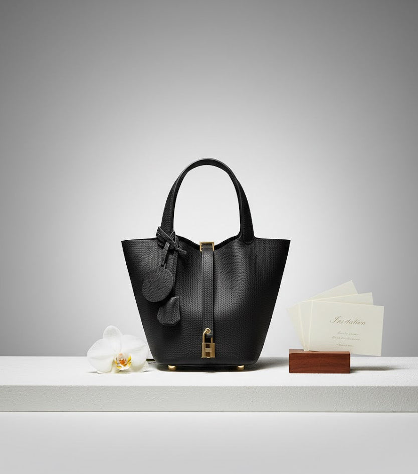 Sac Seau Lysa – Fourre-Tout en Cuir Véritable