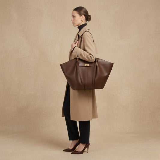 Sac Cabas VALMONT Ailé Café