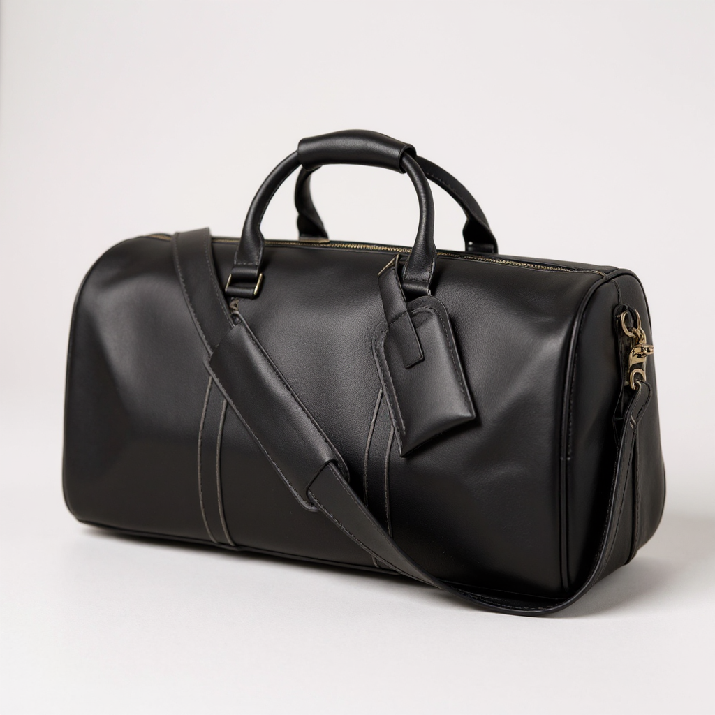 Sac Weekender Valmont – Cuir Pleine Fleur Marron