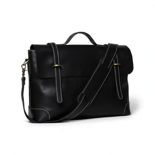 Sacoche VALMONT Rétro en Cuir de Vache