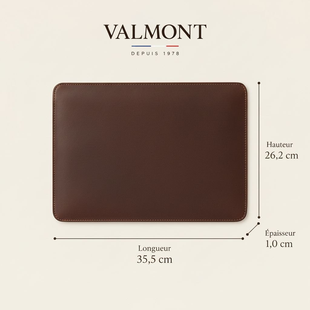 Housse Ordinateur en Cuir Café | VALMONT VALMONT OFFICIEL