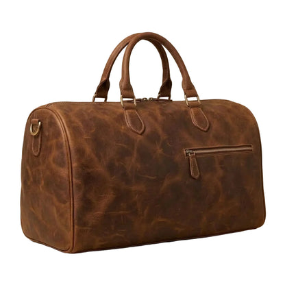 Sac de Voyage Weekend Homme en Cuir Marron "Héritage" | VALMONT VALMONT