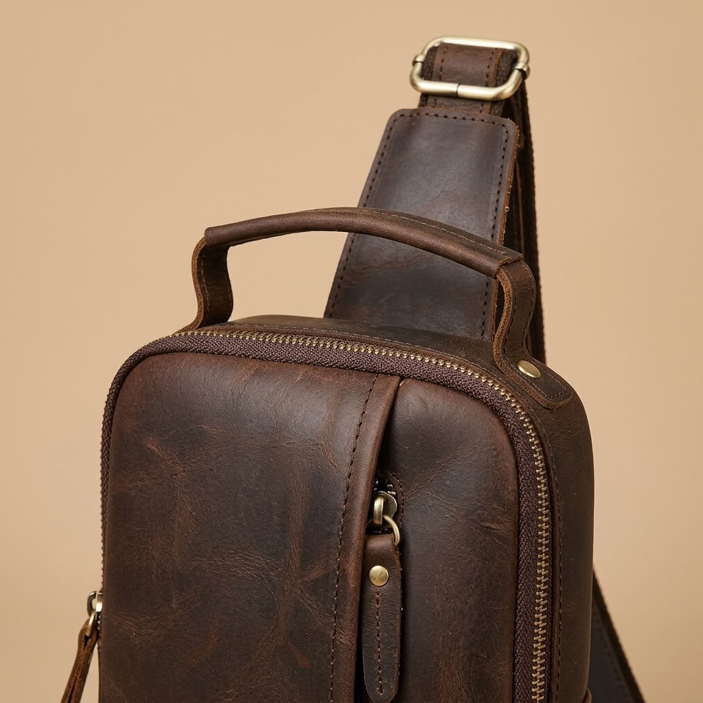 Sac Banane Homme en Cuir "Alessio" | VALMONT VALMONT