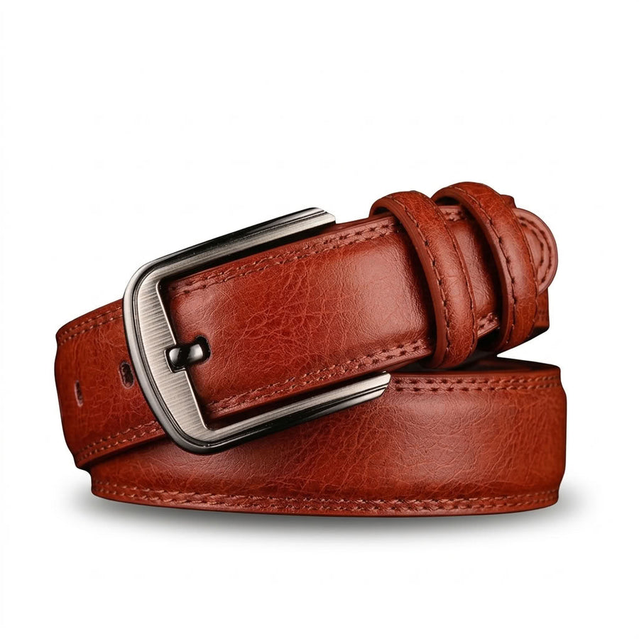 Ceinture en cuir de vachette "L'Officier" VALMONT