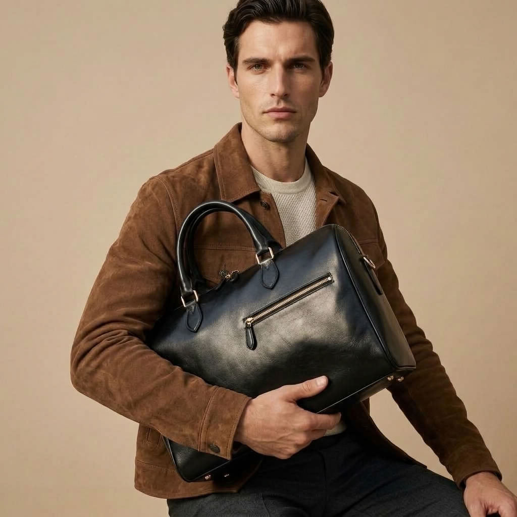 Sac de Voyage Weekend Homme en Cuir "Héritage" | VALMONT VALMONT