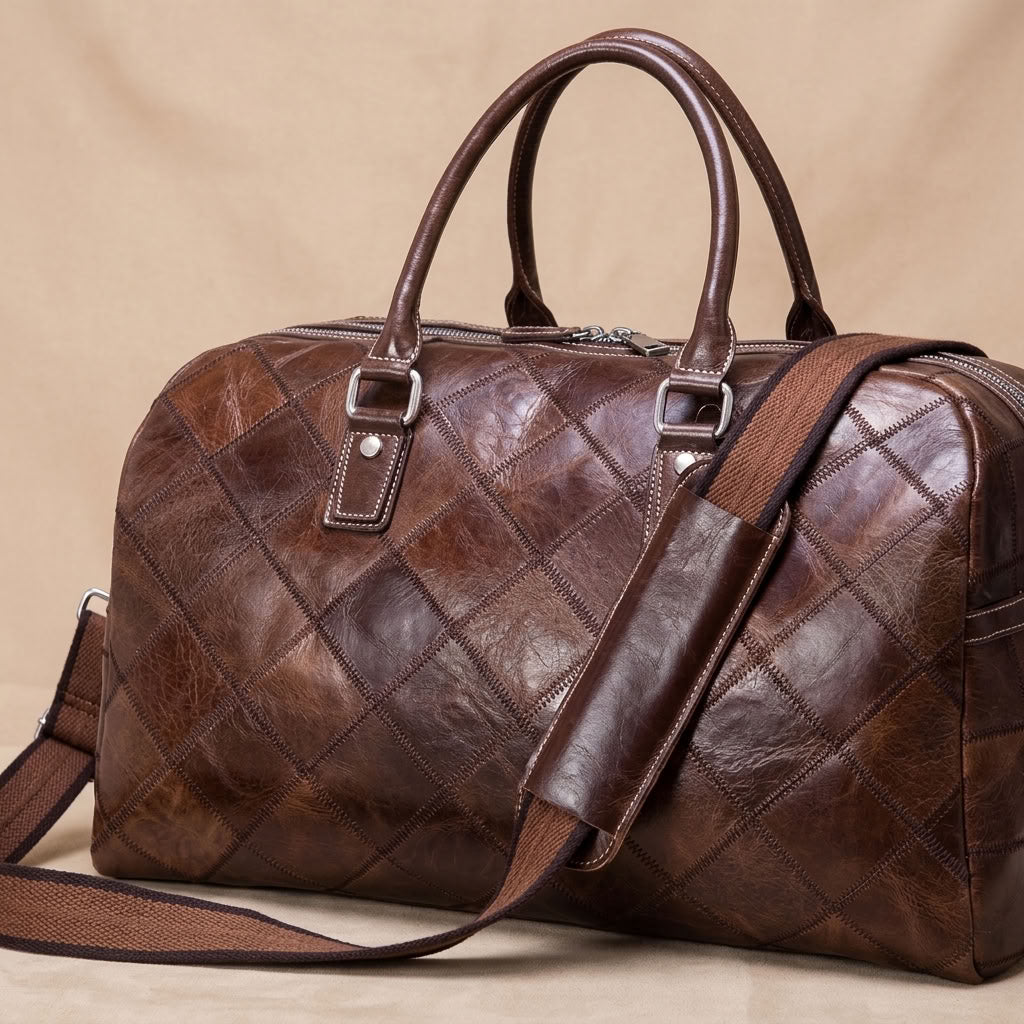 Sac de Voyage Homme en Cuir Vintage "Edgar" | VALMONT VALMONT