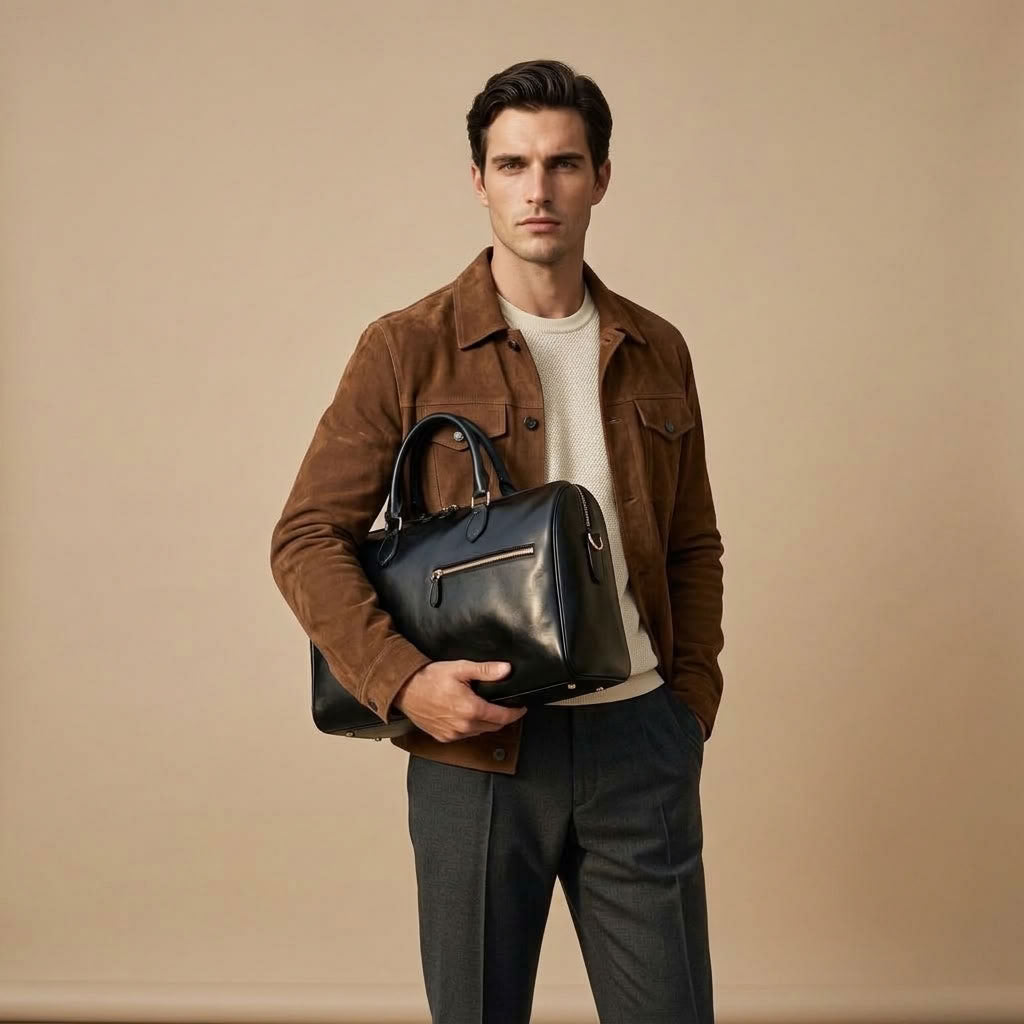 Sac de Voyage Weekend Homme en Cuir "Héritage" | VALMONT VALMONT