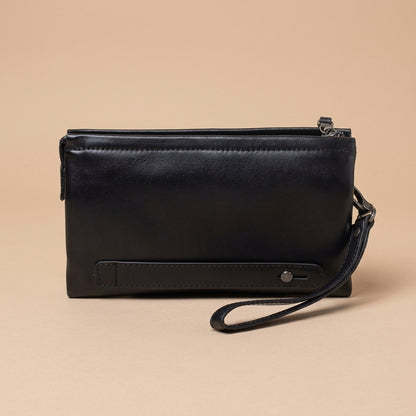 Pochette "Maîtrise" Cuir véritable homme | Valmont