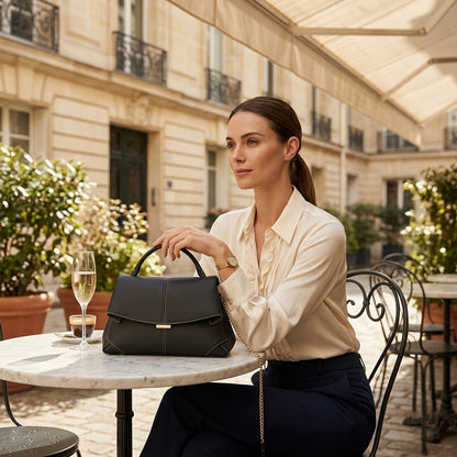 Sac à Main "Séréna" en Cuir de Veau | VALMONT