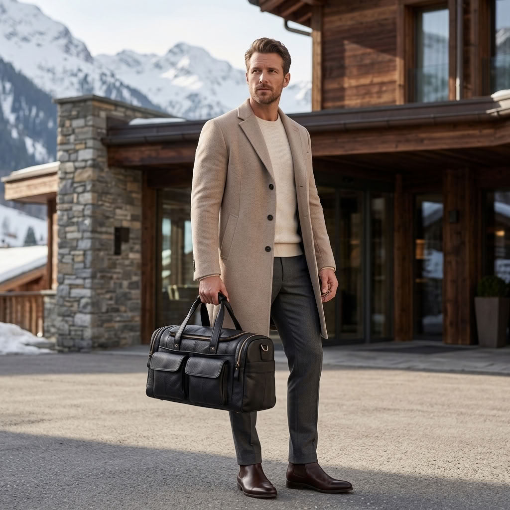 Sac de Voyage Homme en Cuir "Auguste" | VALMONT VALMONT