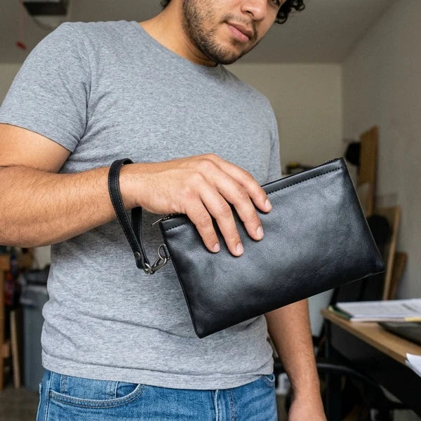 Sofien portant La Pochette "Maîtrise"