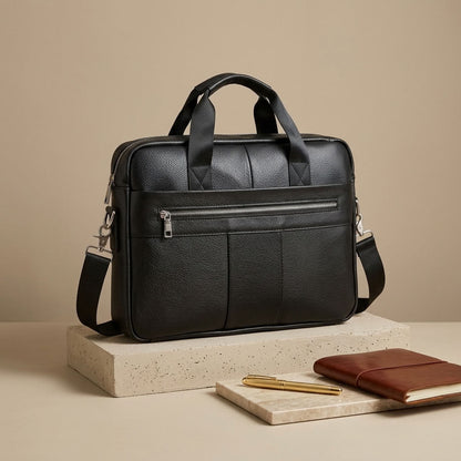 Sac ordinateur homme en cuir – Le Régent VALMONT OFFICIEL