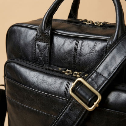 Cartable ordinateur homme en cuir – Le Chancelier VALMONT