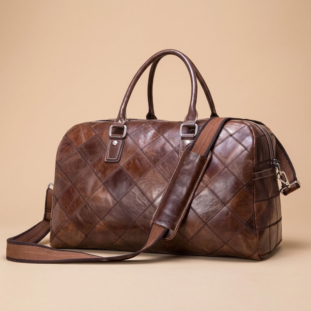 Sac de Voyage Homme en Cuir Vintage "Edgar" | VALMONT VALMONT