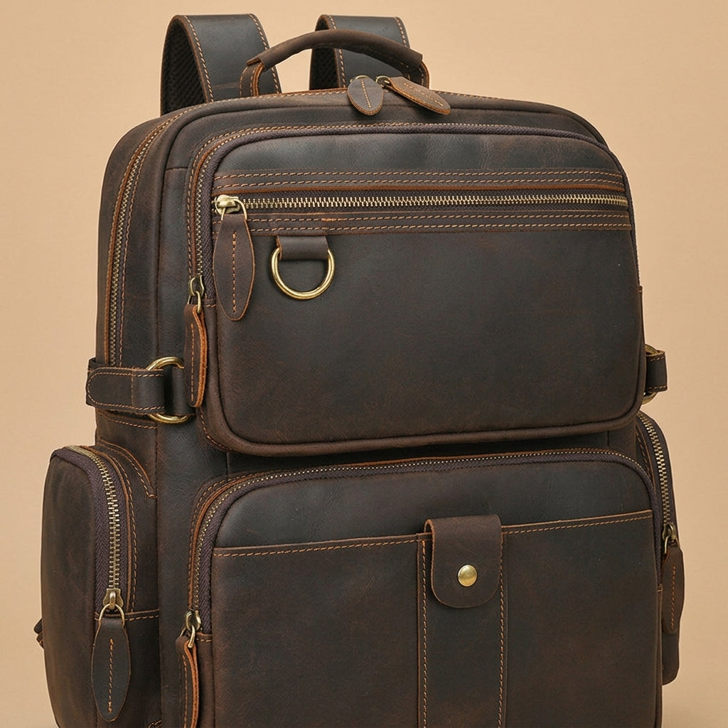 Sac à Dos Grand Voyageur VALMONT focus cuir 