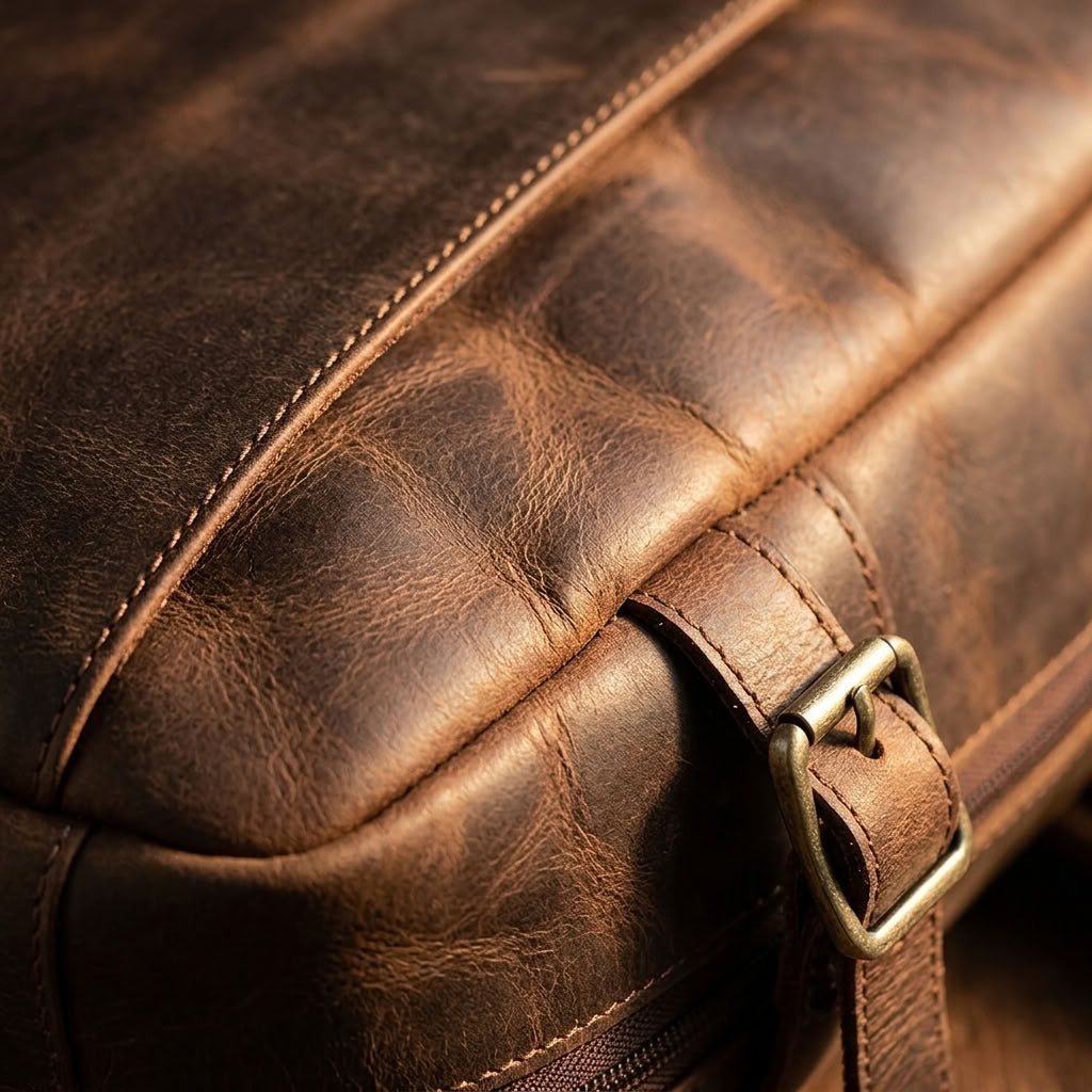 Sac à dos voyage cuir homme 15,6″ – Le Long-Courrier VALMONT