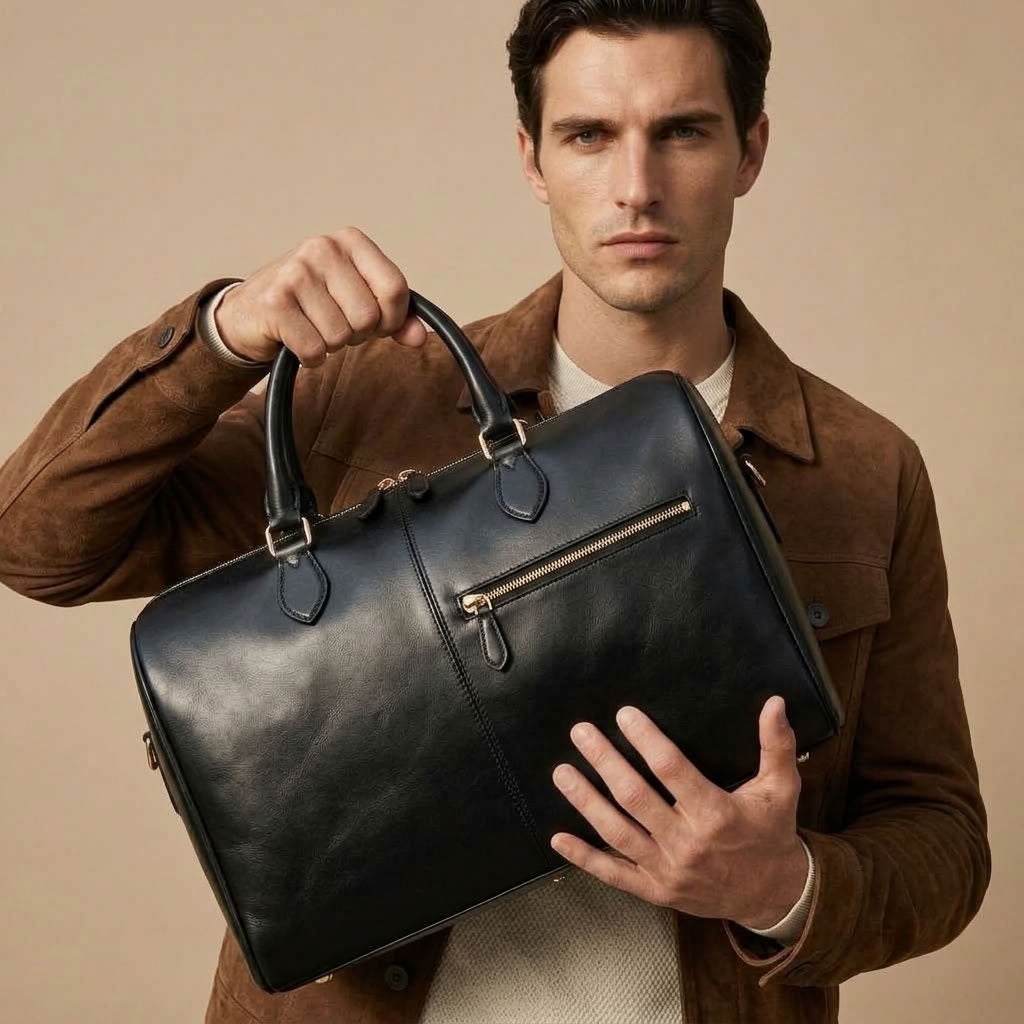 Sac de Voyage Weekend Homme en Cuir "Héritage" | VALMONT VALMONT