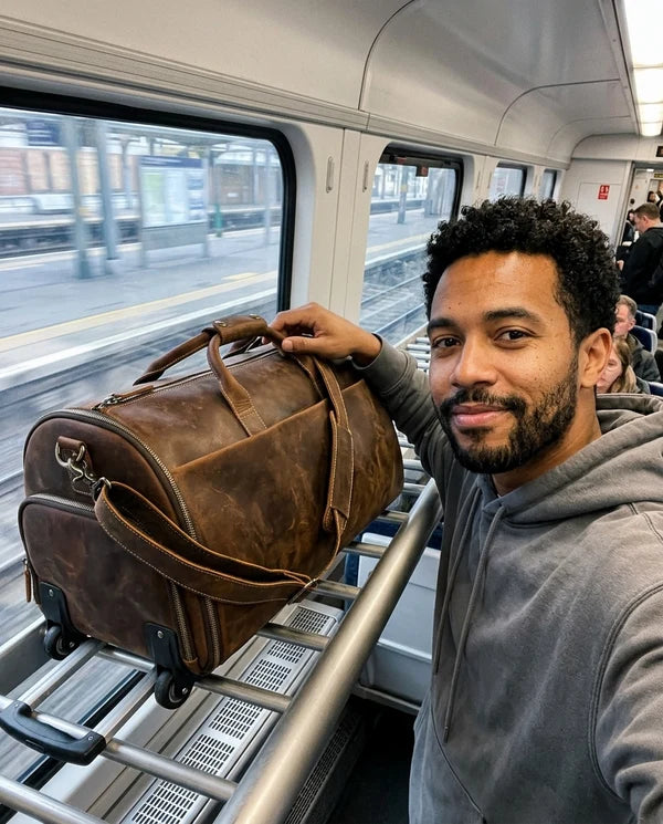 Rodolphe portant Sac Atlas convertible
