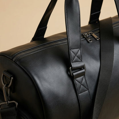 Boston Bag L'Évadé VALMONT, compartiment intérieur ouvert