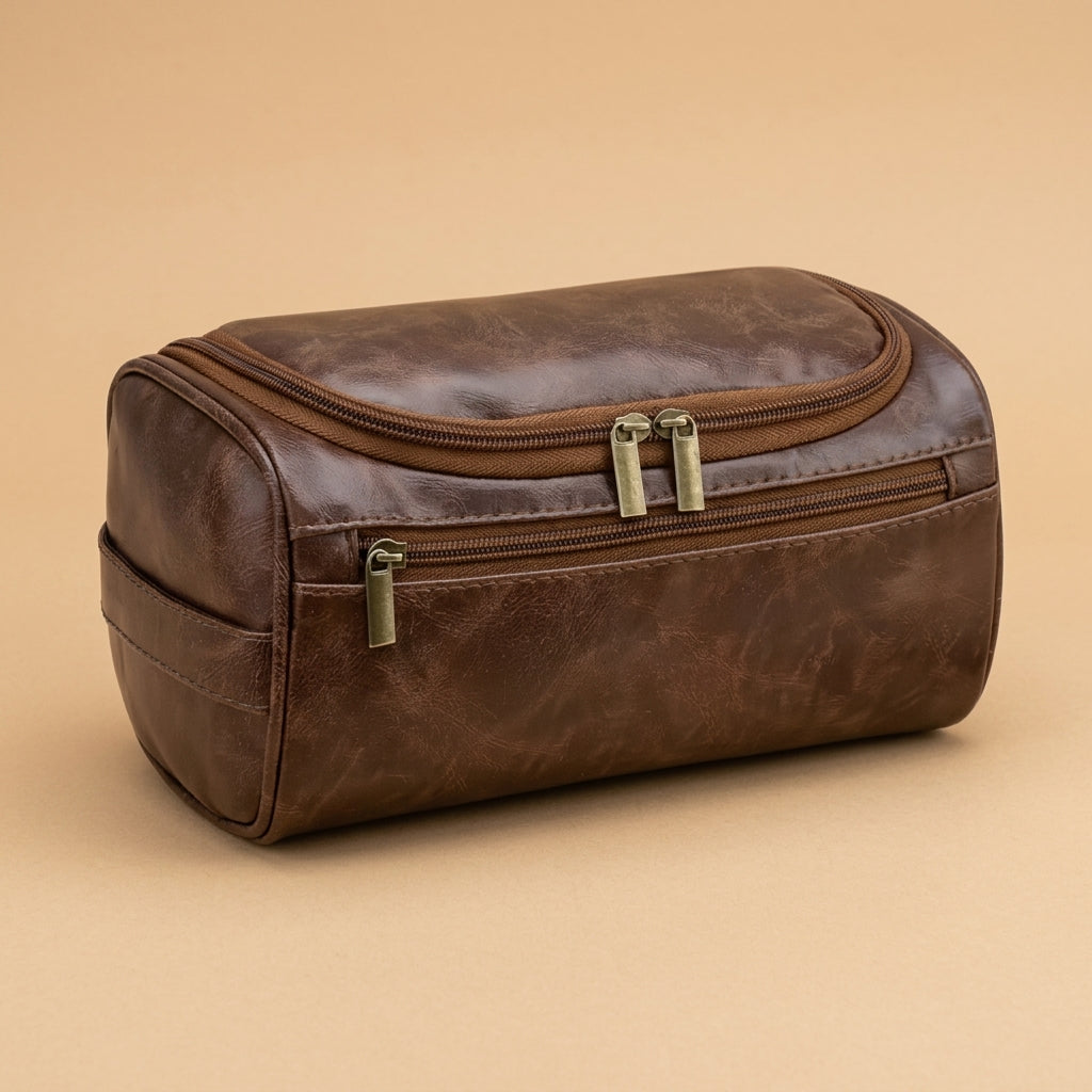 Trousse de Toilette en Cuir VALMONT, vue principale