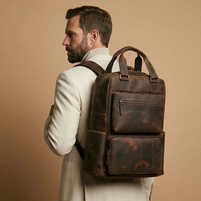 Sac à Dos Homme en Cuir "Le Ryder" | VALMONT VALMONT OFFICIEL