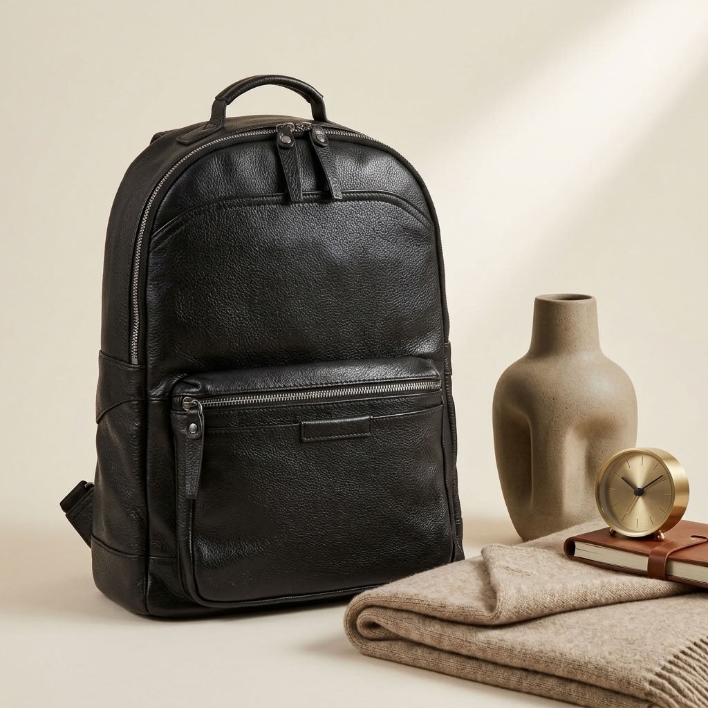 Sac à Dos Homme en Cuir Véritable "Caspian" | VALMONT VALMONT OFFICIEL