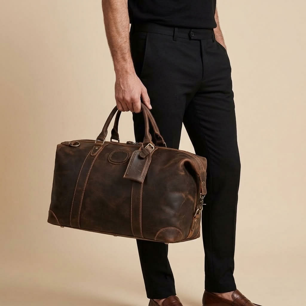 Sac de Voyage Homme en Cuir "Marius" | VALMONT VALMONT