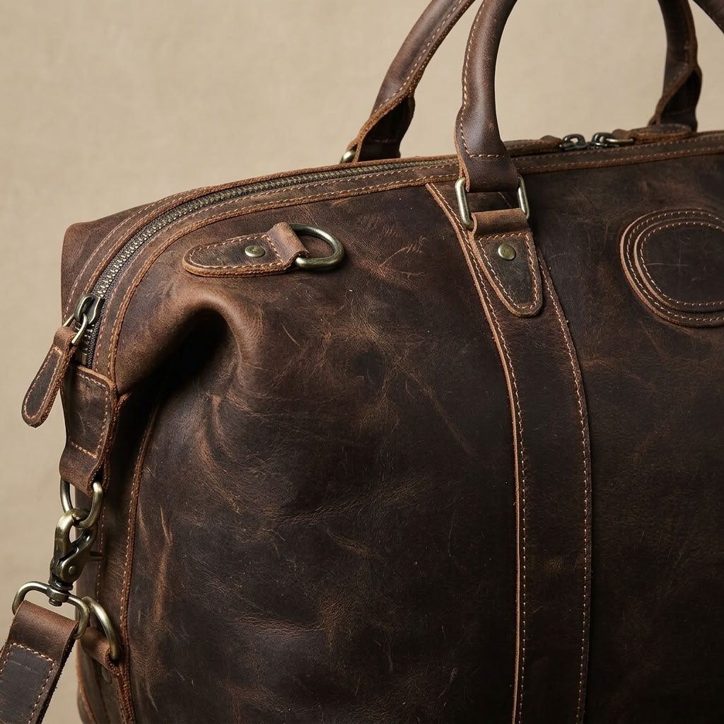 Sac de Voyage Homme en Cuir "Marius" | VALMONT VALMONT