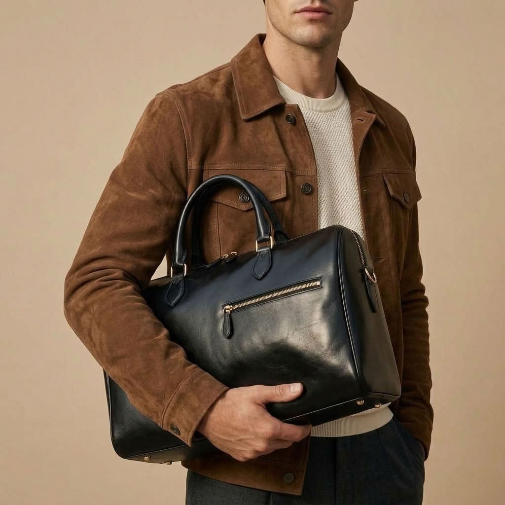 Sac de Voyage Weekend Homme en Cuir "Héritage" | VALMONT VALMONT