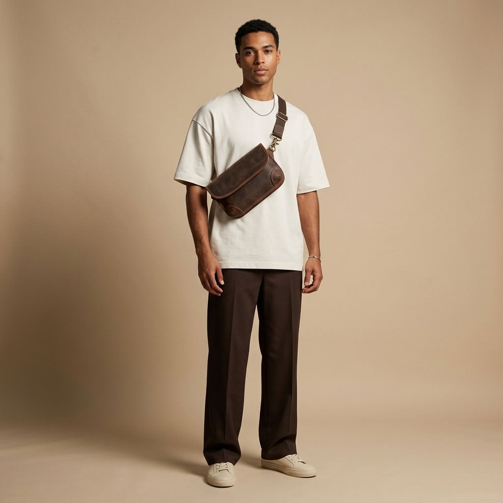 Sacoche Homme en Cuir "Vesper" | VALMONT VALMONT