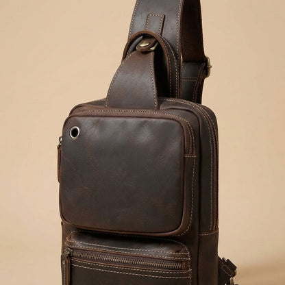 Sac Banane Homme en Cuir Véritable "Matteo" | VALMONT VALMONT