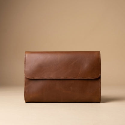 Pochette Cuir Homme Marron | VALMONT VALMONT
