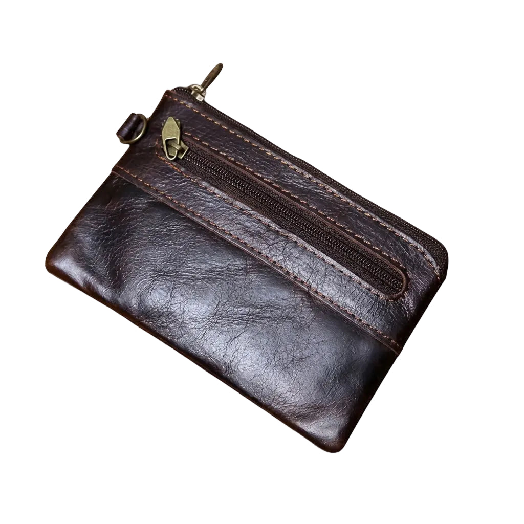 Porte-Monnaie Cuir Homme Zippé | VALMONT VALMONT