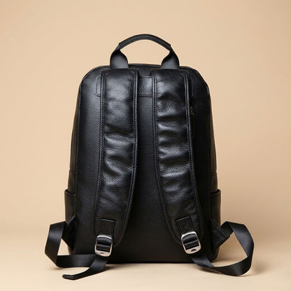 Sac à dos cuir noir homme "Le Sillage" VALMONT