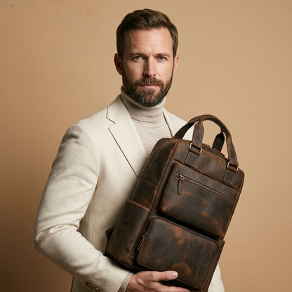 Sac à Dos Homme en Cuir "Le Ryder" | VALMONT VALMONT OFFICIEL