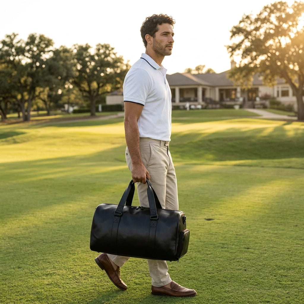 Boston Bag L'Évadé VALMONT, bandoulière ajustable