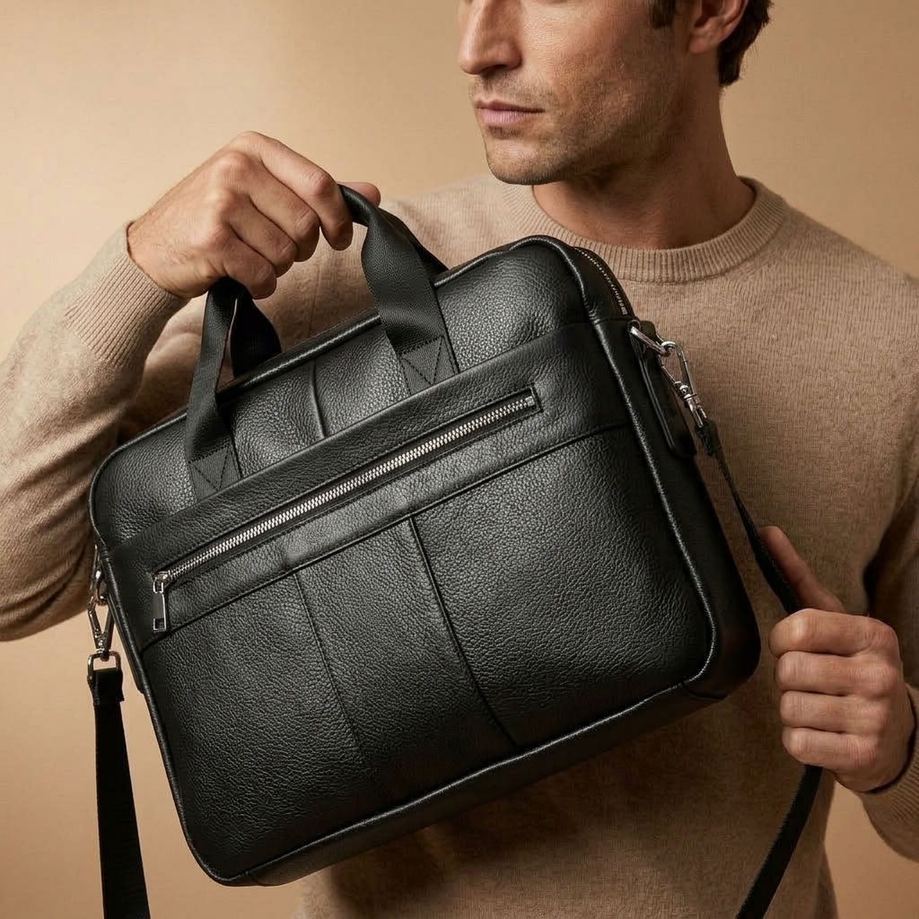 Sac ordinateur homme en cuir – Le Régent VALMONT OFFICIEL