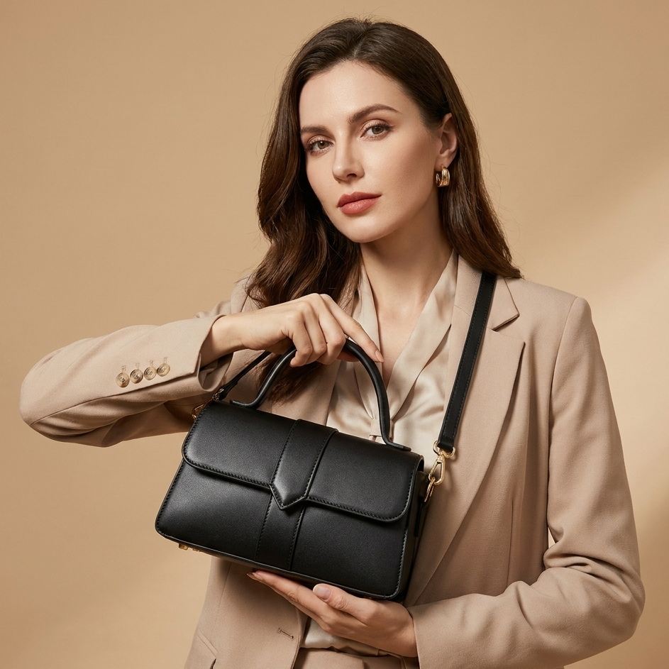Petit Sac Carré Souple Minimaliste | VALMONT