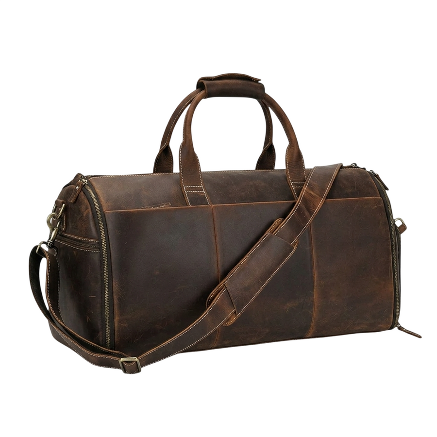 Sac Horizon Convertible VALMONT en cuir marron, vue principale