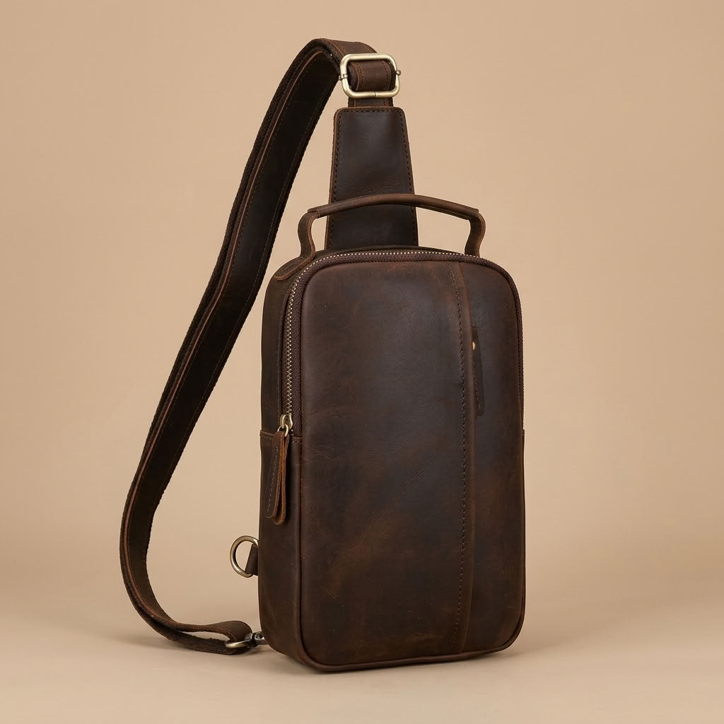 Sac Banane Homme en Cuir "Alessio" | VALMONT VALMONT
