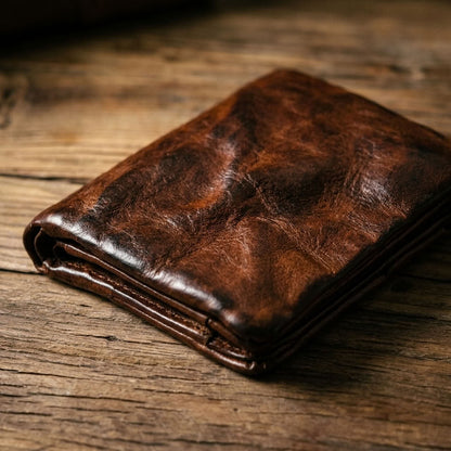 Portefeuille Cuir Tanné Végétal Homme | VALMONT VALMONT