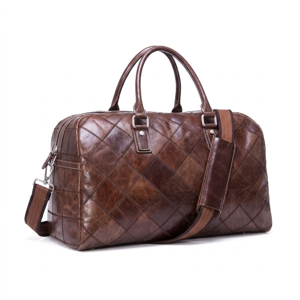 Sac de Voyage Homme en Cuir Vintage "Edgar" | VALMONT VALMONT
