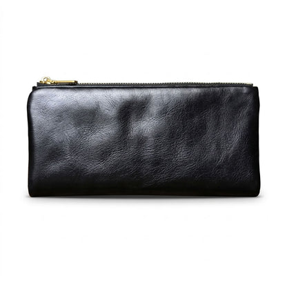 Portefeuille long cuir homme noir "Le Confident" VALMONT