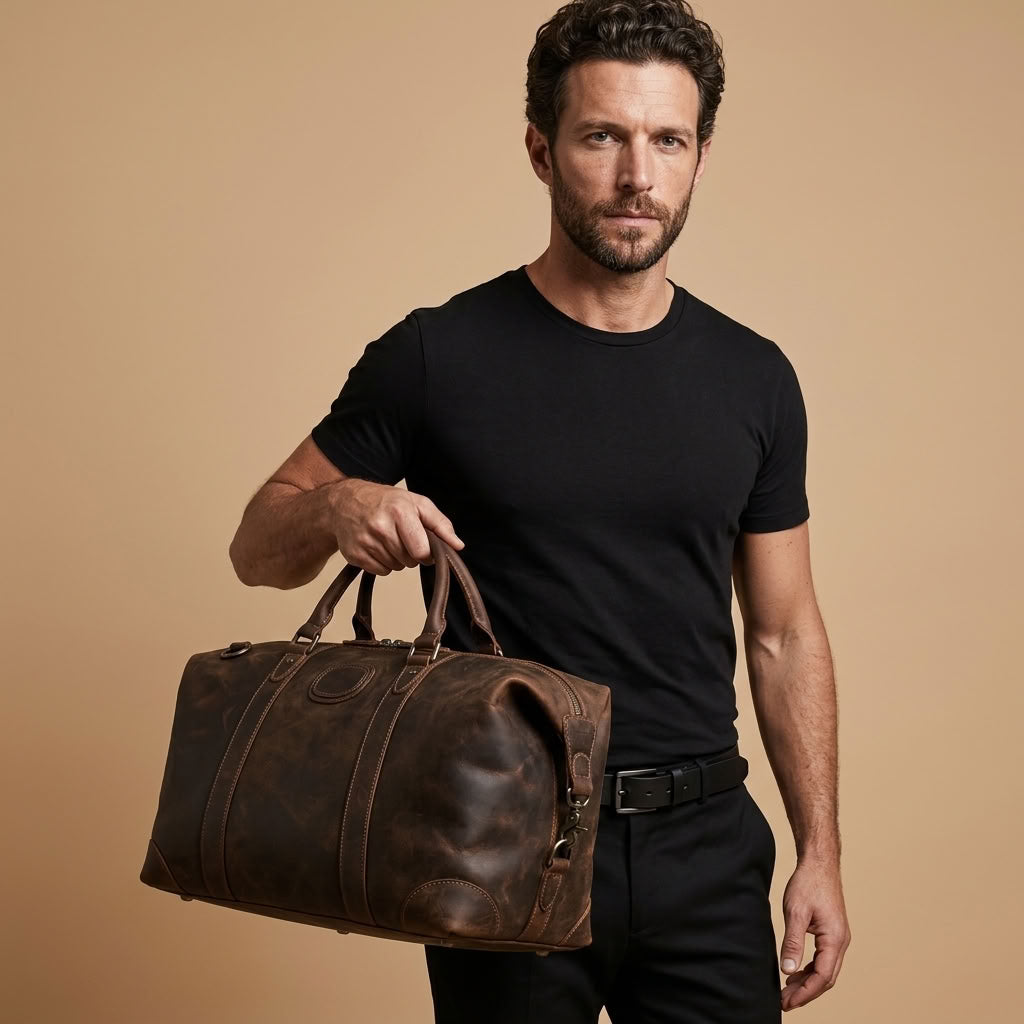 Sac de Voyage Homme en Cuir "Marius" | VALMONT VALMONT