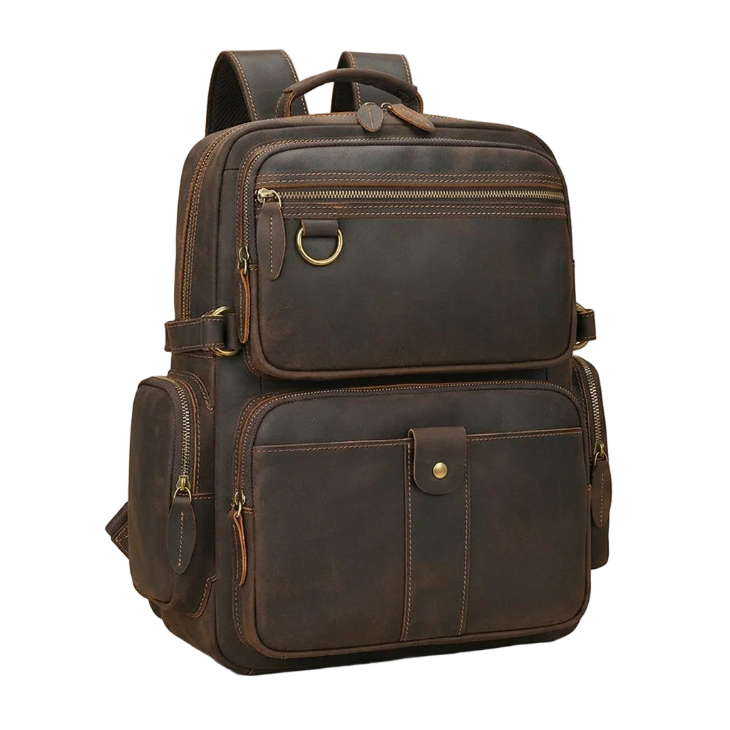 Sac à Dos Grand Voyageur VALMONT en cuir