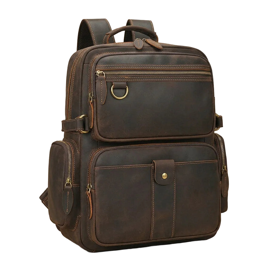 Sac à Dos Grand Voyageur VALMONT en cuir