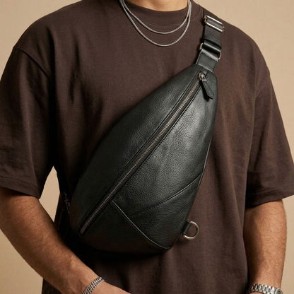 Sac Banane Homme en Cuir Véritable "Marco" | VALMONT VALMONT