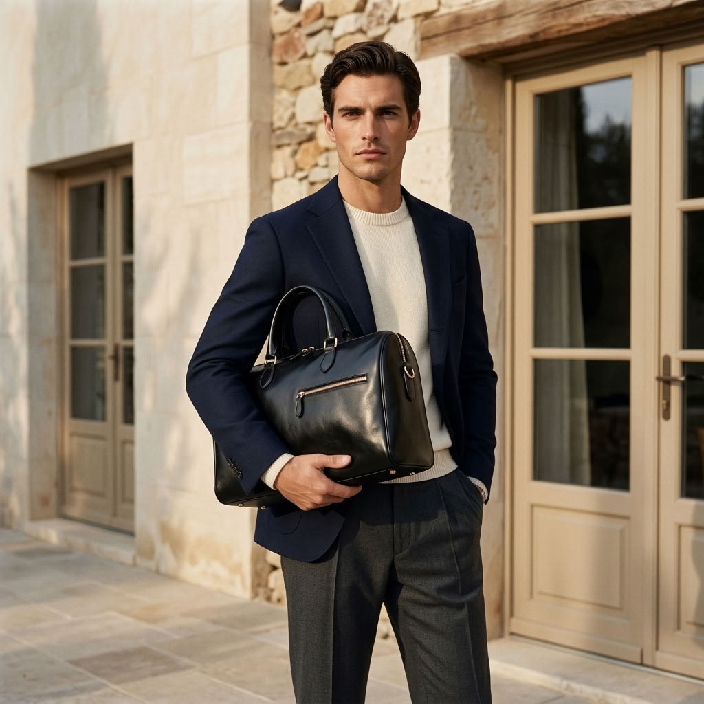 Sac de Voyage Weekend Homme en Cuir "Héritage" | VALMONT VALMONT