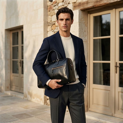 Sac de Voyage Weekend Homme en Cuir "Héritage" | VALMONT VALMONT